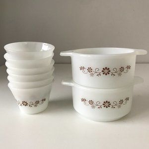 DYNAWARE Pyr-O-Rey Glass Custard Cups Casserole